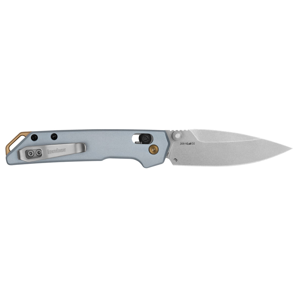Kershaw Mini Iridium 3 Plain D2 Silver