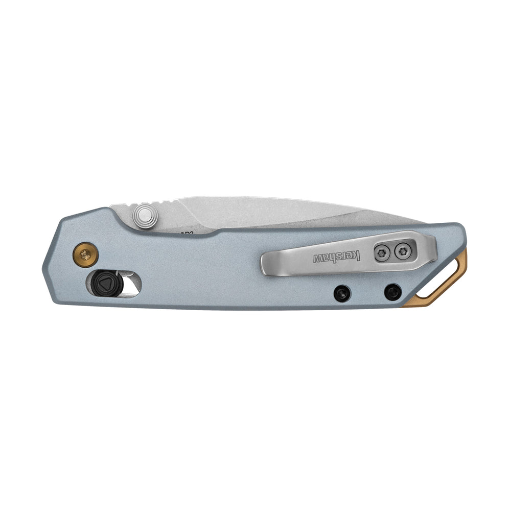 Kershaw Mini Iridium 3 Plain D2 Silver