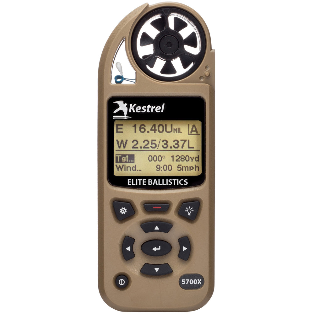 Kestrel 5700X Elite W/Ballistics Tan
