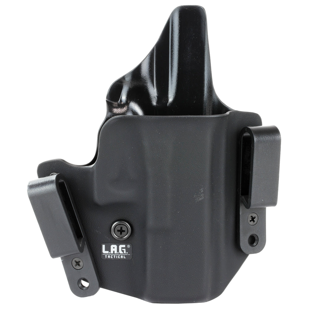 L.A.G. Defender For Glock 19 OWB/IWB Black Right-Hand