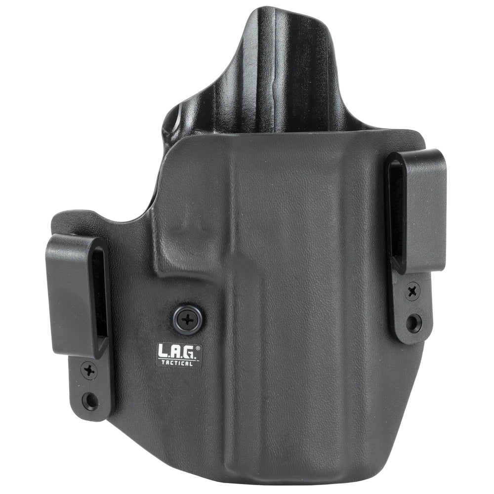 L.A.G. Defender Sig P320F OWB/IWB Black Right-Hand