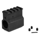 LBE .750 Gas Block W/Rail Black photo 1