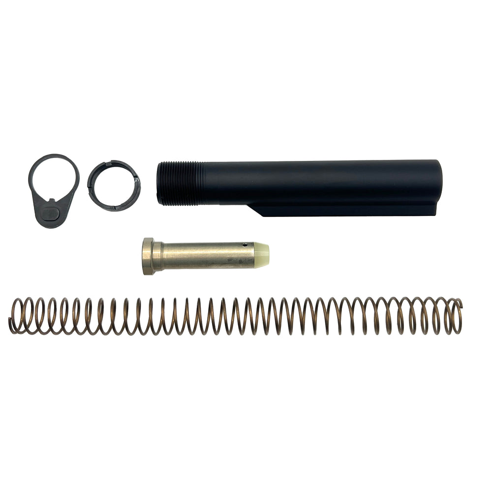 LBE AR Buffer Tube Kit H2 Buffer Black