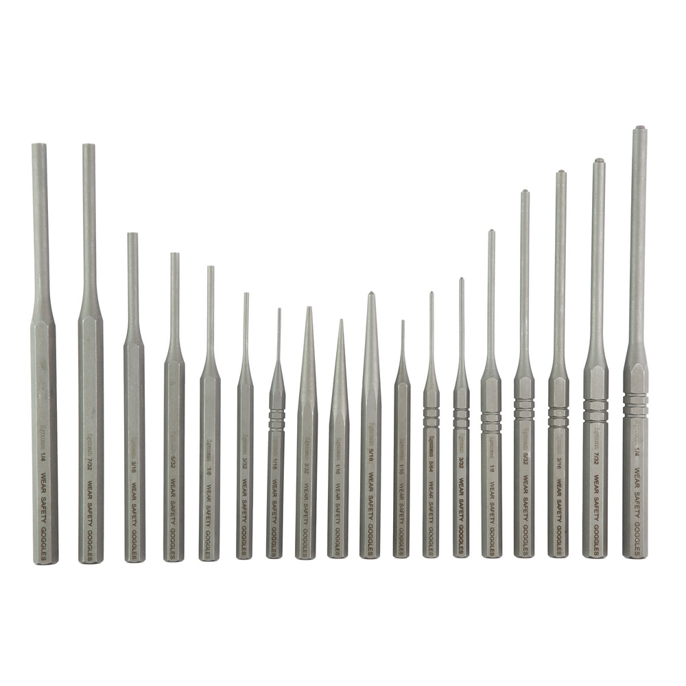 Lyman Armorer's 18-Piece Hex Punch Set