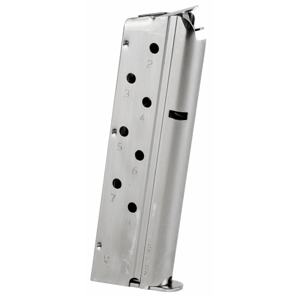 Mec-Gar 1911 .40 S&W 8-Round Magazine, Nickel