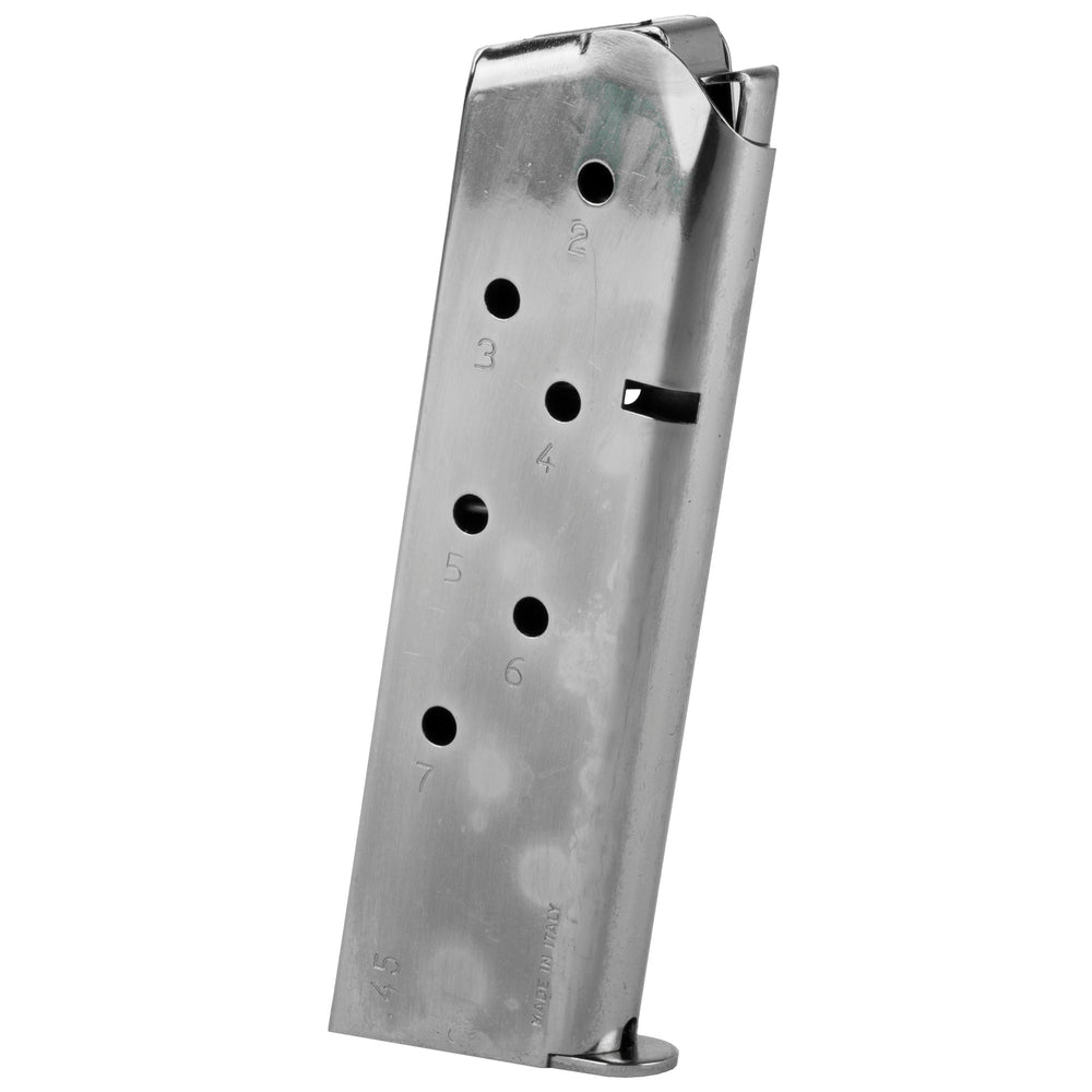 Mec-Gar Colt .45 ACP 7-Round Magazine, Nickel