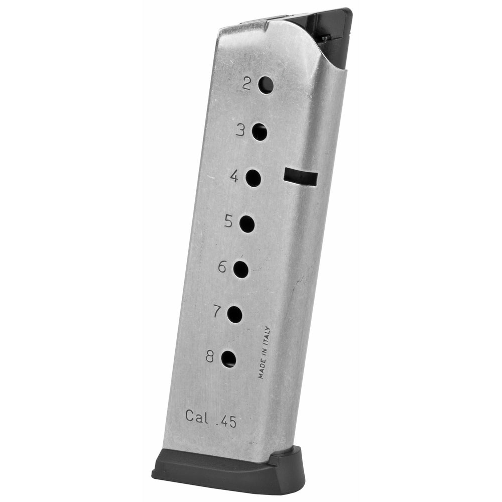 Mec-Gar 1911 .45 ACP 8-Round Magazine, Stainless
