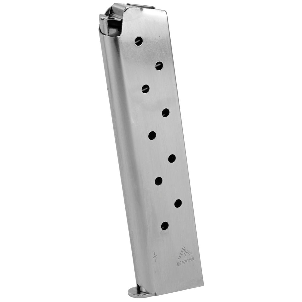 Mec-Gar Colt .45 ACP 10-Round Magazine, Nickel