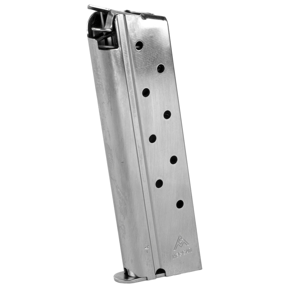 Mec-Gar Colt 10mm 8-Round Magazine, Nickel