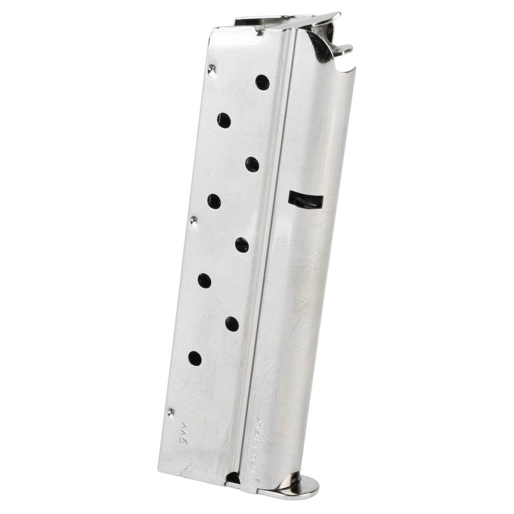 Mec-Gar Colt 9mm 9-Round Magazine, Nickel