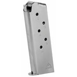 Mec-Gar Colt Officer .45 ACP 6-Round Magazine, Nickel photo 1