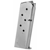 Mec-Gar Colt Officer .45 ACP 6-Round Magazine, Nickel photo 2