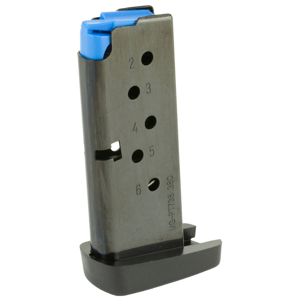 Mec-Gar Taurus 738 TCP 380 6-Round Magazine, Blued