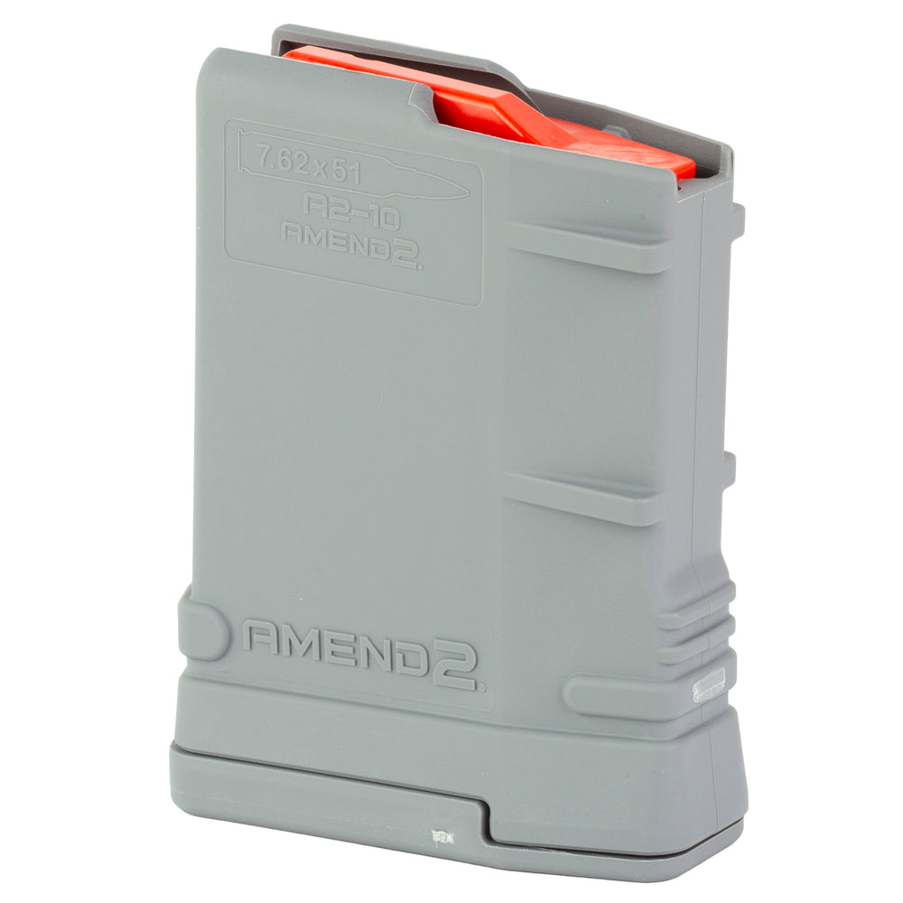 Amend2 SR-25/AR-10 7.62 Gray 10-Round Magazine