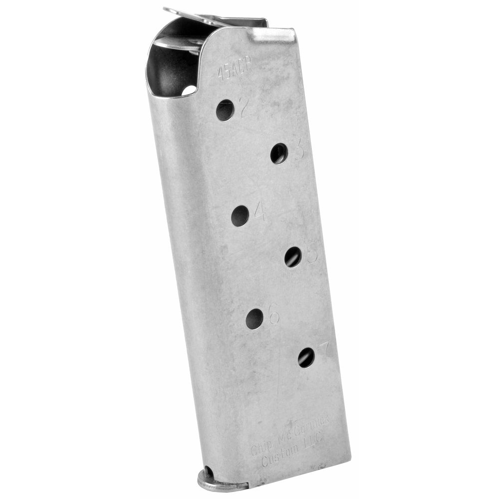 CMC Match Grade Officer .45 ACP 7-Round Magazine, Stainless