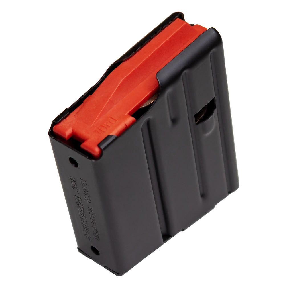 Duramag 308/6.8x51 Stainless 10-Round Magazine, Black