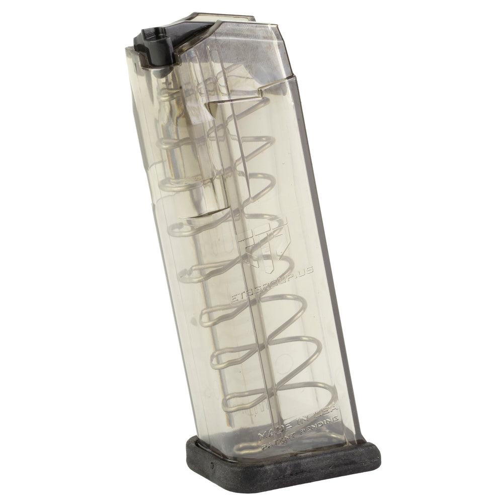 ETS For Glock 19/26 9mm 10-Round Magazine, Clear