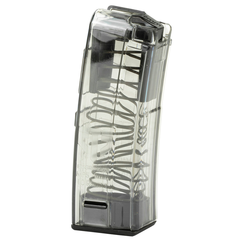 ETS For HK MP5 9mm 10-Round Magazine, Clear