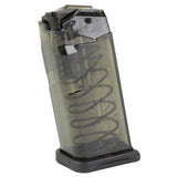ETS For Glock 26 Carbon 9mm 10-Round Magazine, Smoke photo 1
