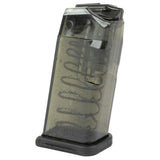 ETS For Glock 26 Carbon 9mm 10-Round Magazine, Smoke photo 2