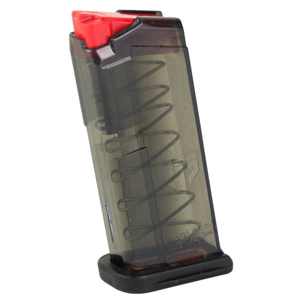 ETS For Glock 43 Carbon 9mm 7-Round Magazine, Smoke