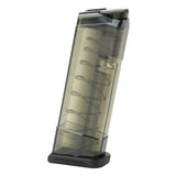 ETS For Glock 43 Carbon 9mm 9-Round Magazine, Smoke photo 2