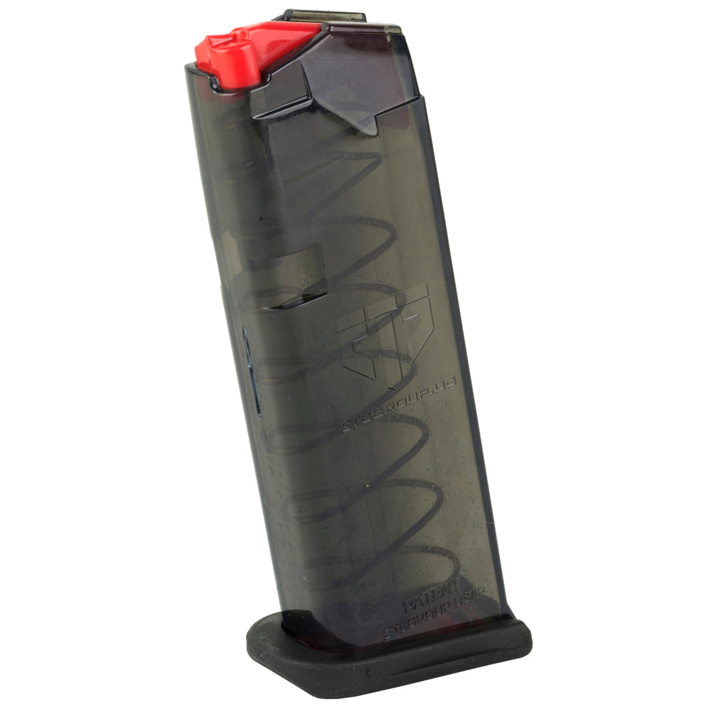 ETS For Glock 43X Carbon 9mm 10-Round Magazine, Smoke