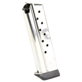 Kimber Stainless Silver Extended Base Pad 9mm 9-Round Magazine photo 1