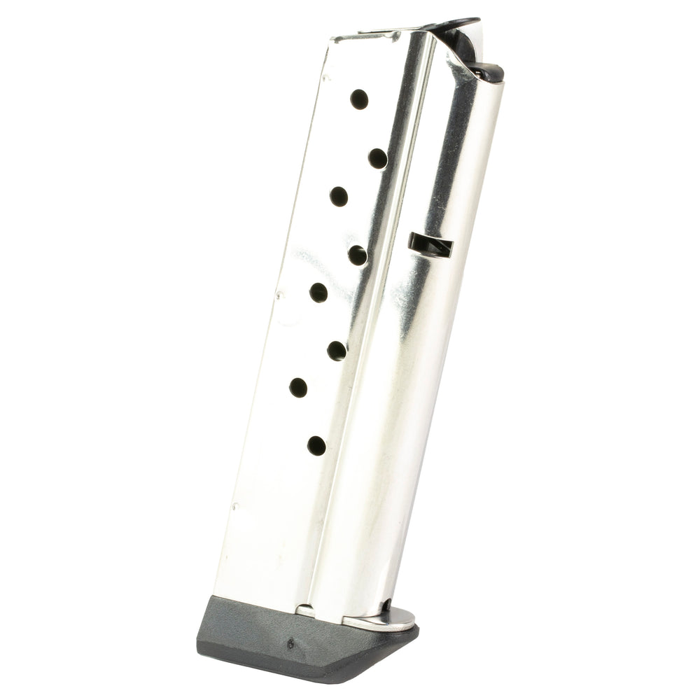 Kimber Stainless Silver Extended Base Pad 9mm 9-Round Magazine