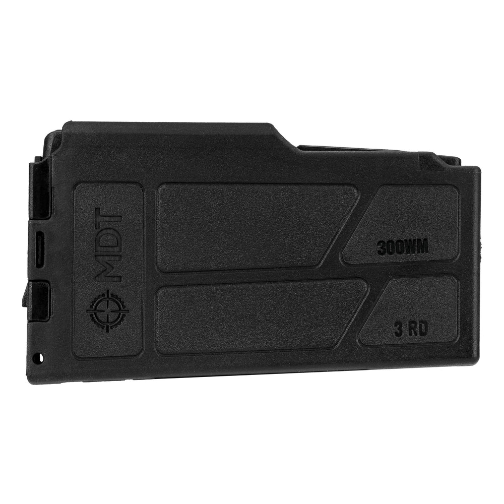 MDT LA 3.85 300WM Polymer 3-Round Magazine, Black