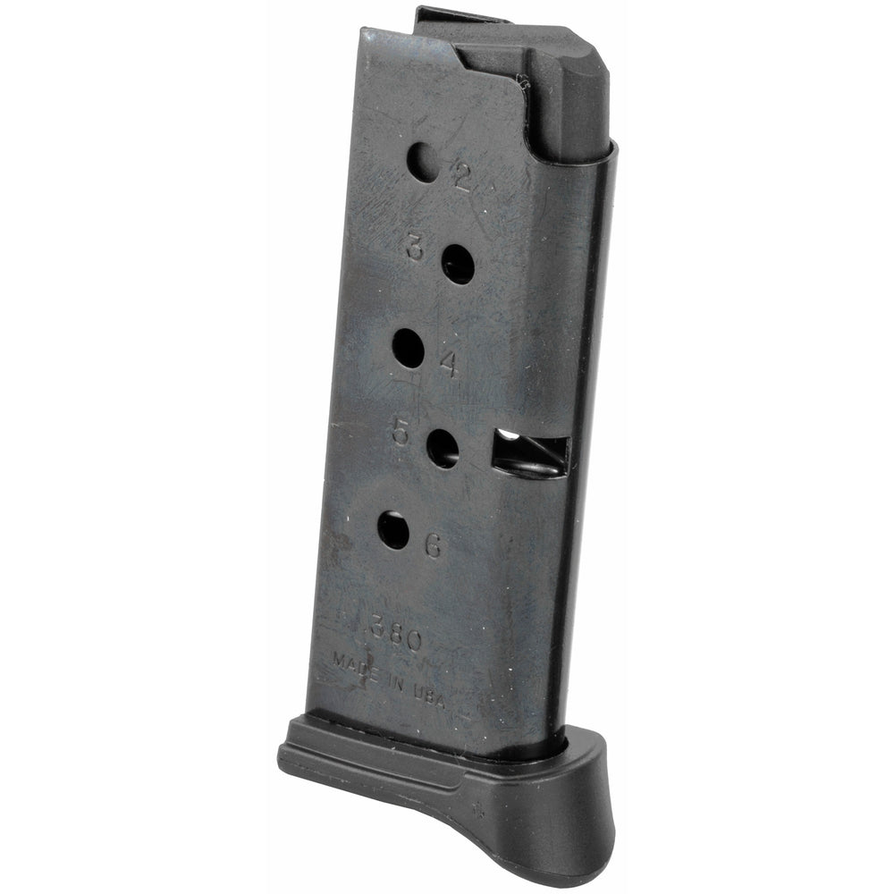 Ruger LCP Blued with Extension .380 ACP 6-Round Magazine