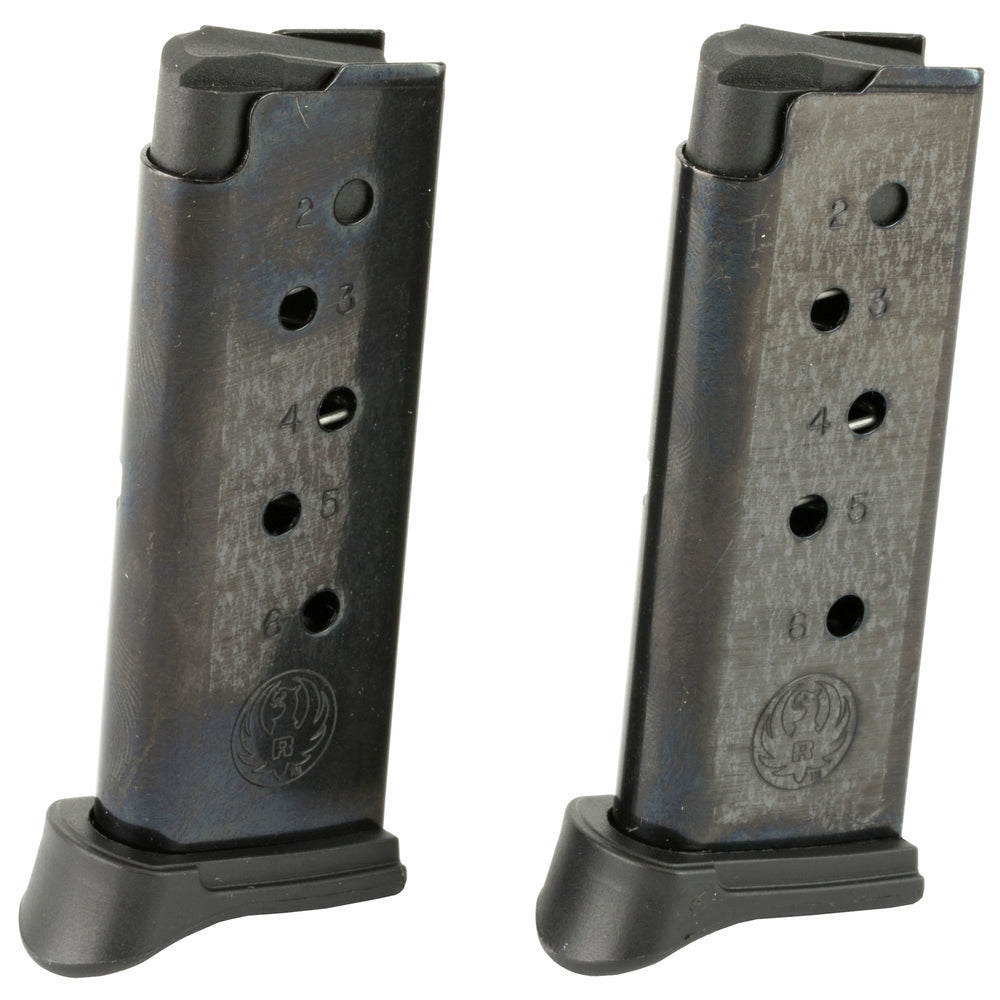 Ruger LCP Blued with EX 2-Pack .380 ACP 6-Round Magazine