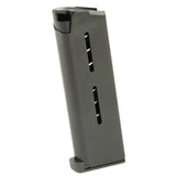 Wilson 1911 Officer Steel Pad .45 7-Round Magazine, Black photo 1