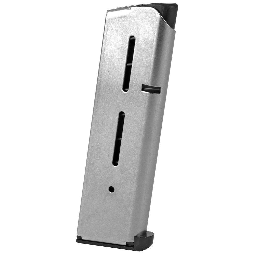 Wilson 1911 Steel Pad .45 8-Round Magazine, Stainless