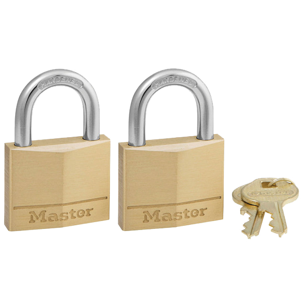 Masterlock Padlock 2-Pack Keyed Alike