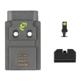 Night Fision Plate + Night Sight 509T Fits Glock Full Size MOS photo 1