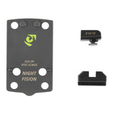 Night Fision Plate + Backup Sight EPS Carry Fits G43X MOS photo 1