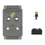 Night Fision Plate + Night Sight EPS Fits Glock Full Size MOS photo 1