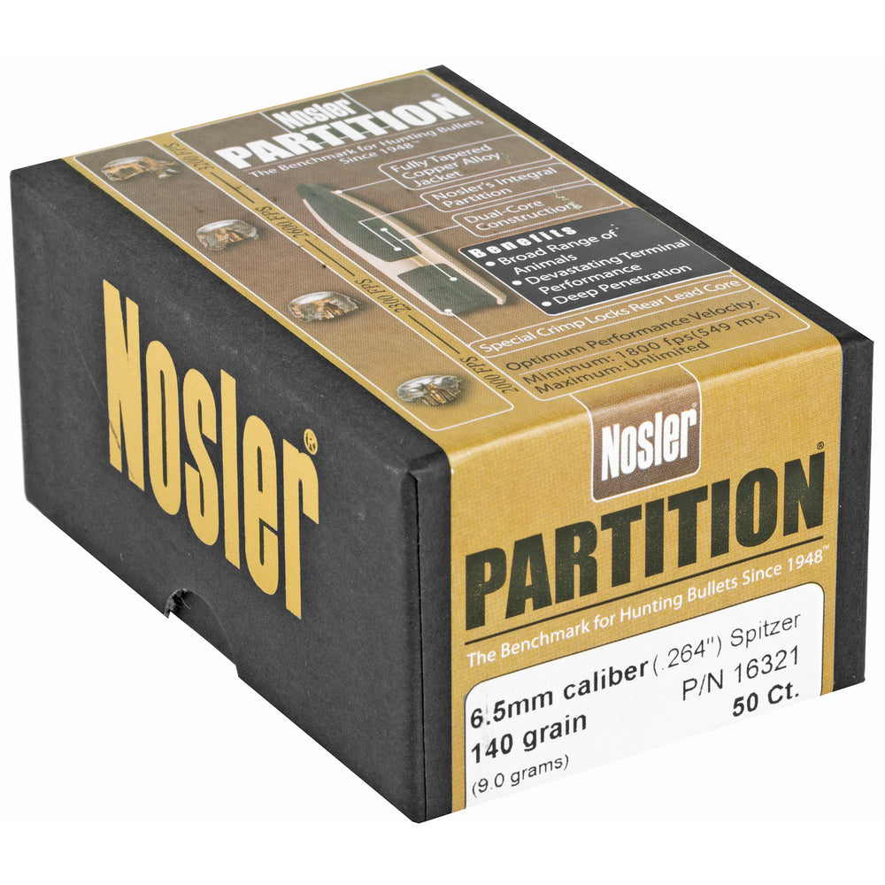 Nosler 6.5mm 140-Grain SP Partition 50-Count