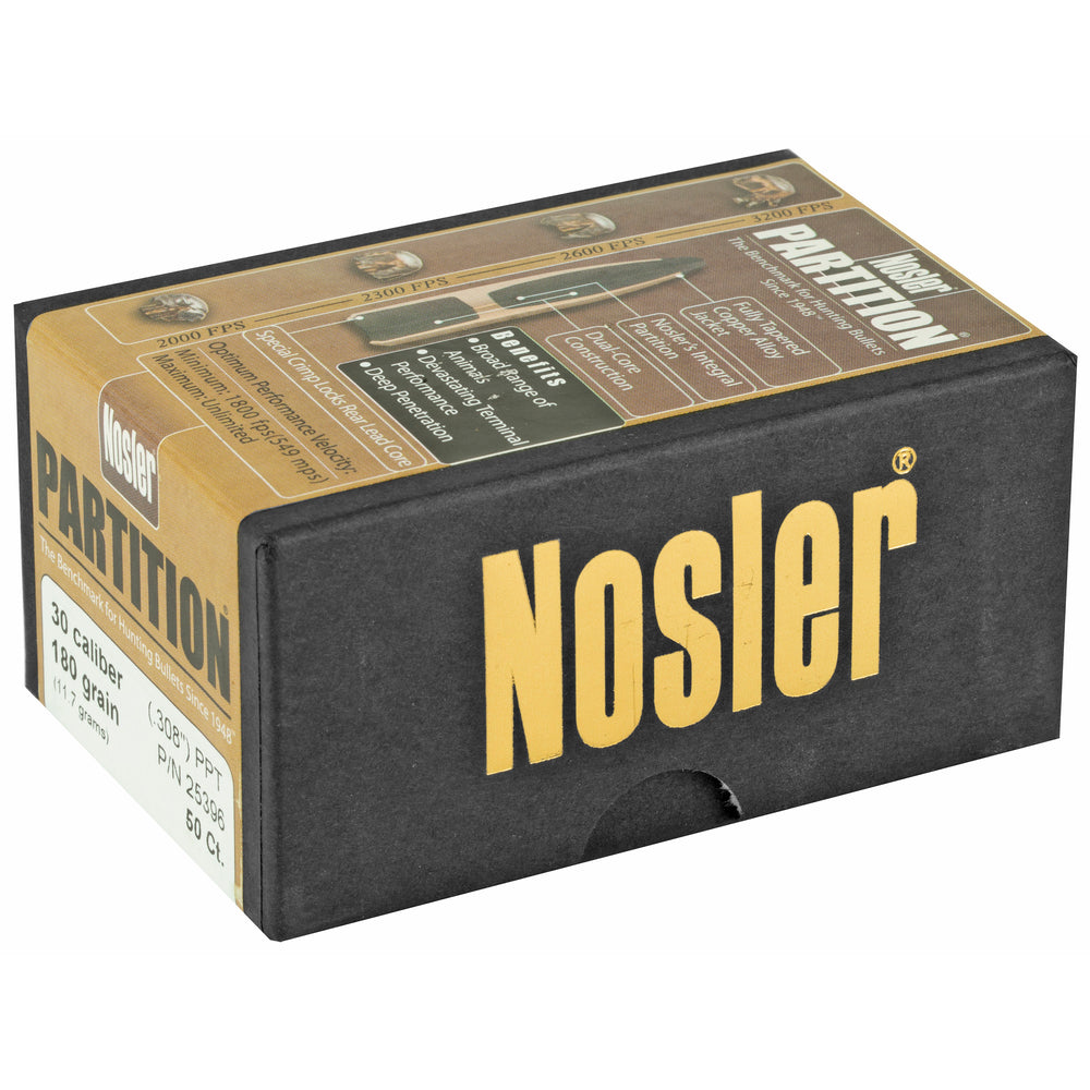 Nosler 30 Caliber 180-Grain PPT Part. 50-Count