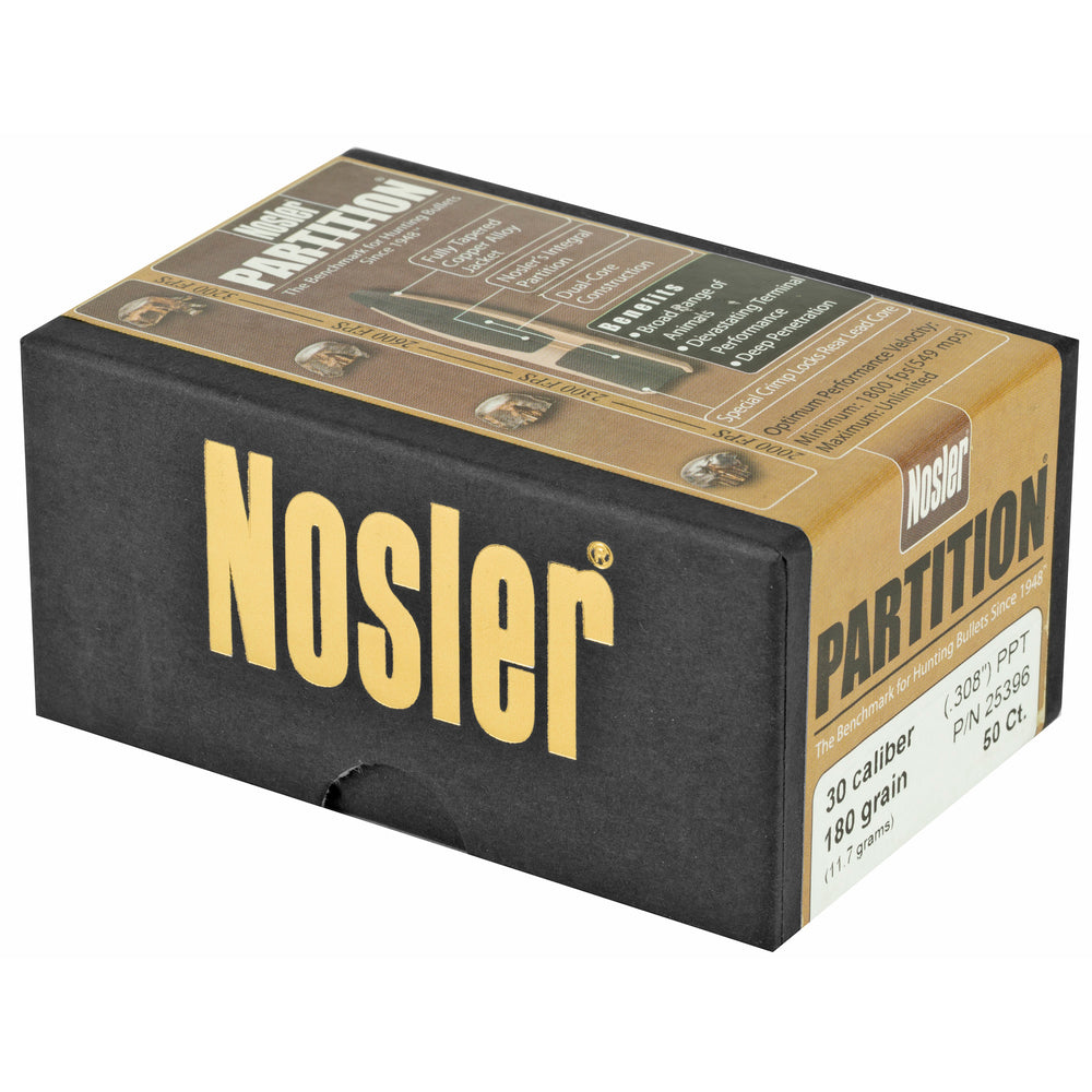 Nosler 30 Caliber 180-Grain PPT Part. 50-Count