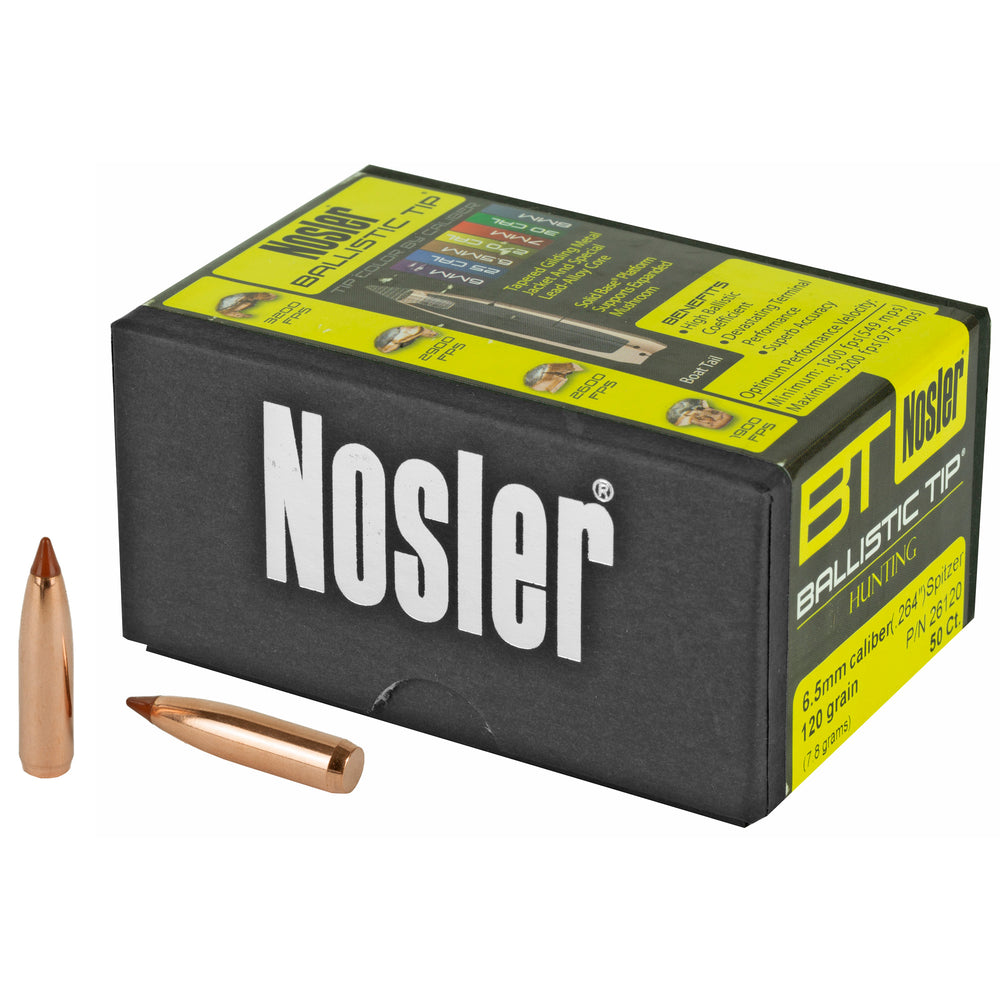 Nosler 6.5mm 120-Grain 50-Count