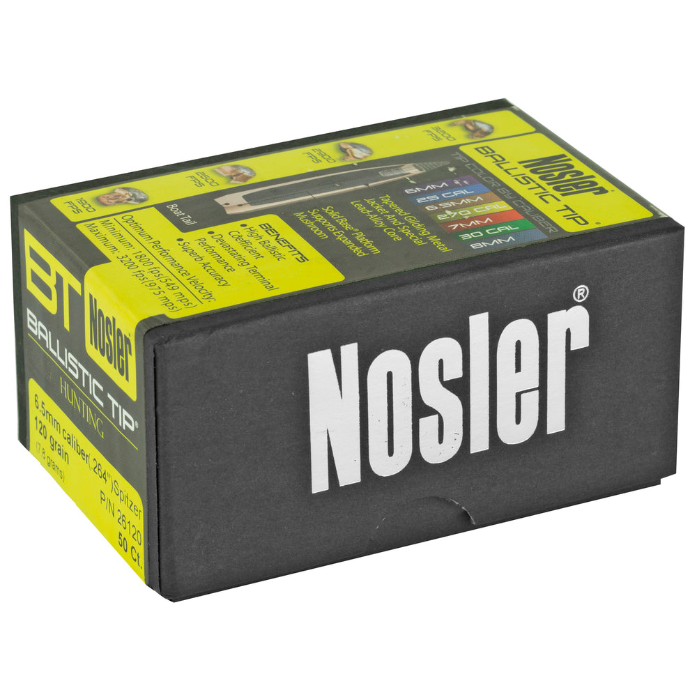 Nosler 6.5mm 120-Grain 50-Count