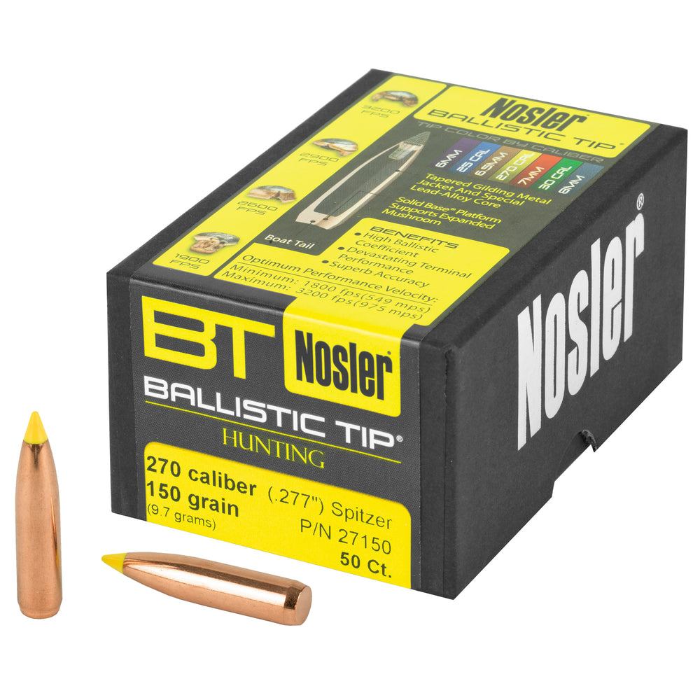 Nosler 270 Caliber 150-Grain 50-Count