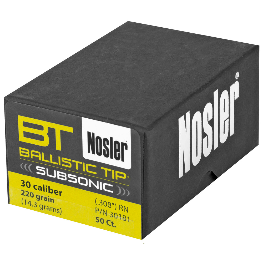Nosler 30 Caliber 220-Grain 50-Count