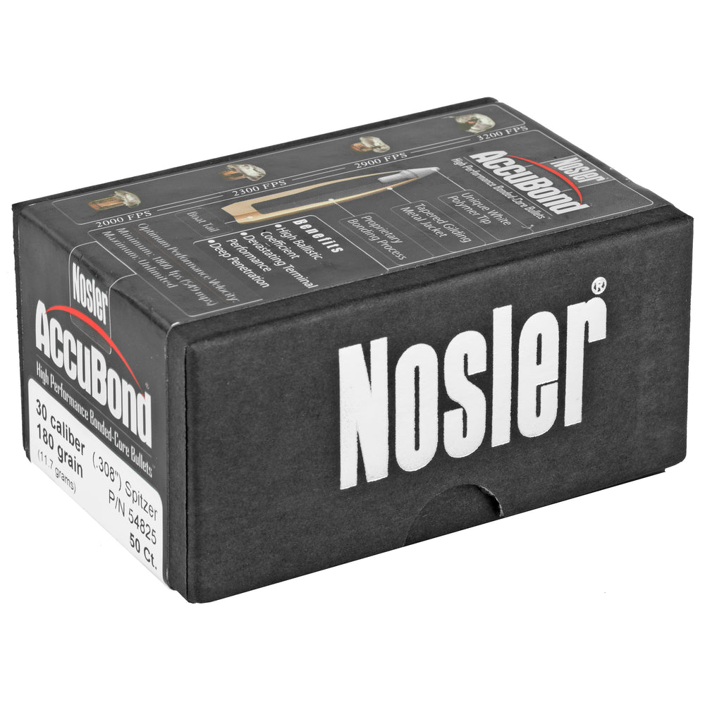 Nosler 30 Caliber 180-Grain Accubond 50-Count