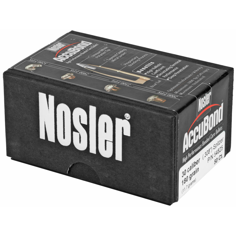Nosler 30 Caliber 180-Grain Accubond 50-Count