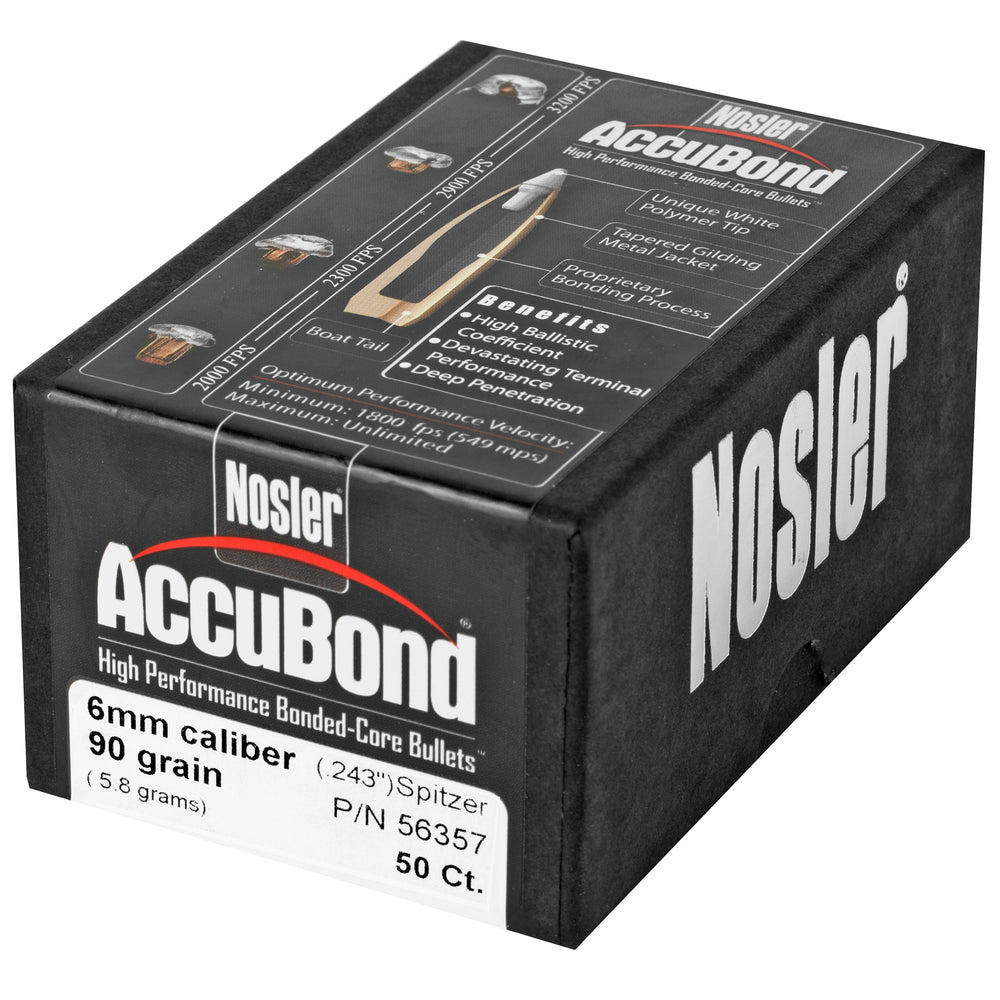 Nosler 6mm 90-Grain Accubond 50-Count