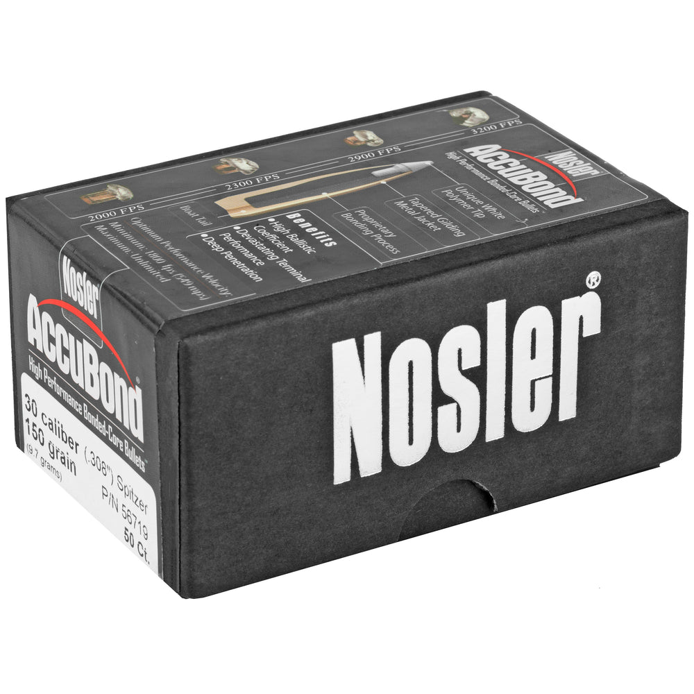 Nosler 30 Caliber 150-Grain Accubond 50-Count