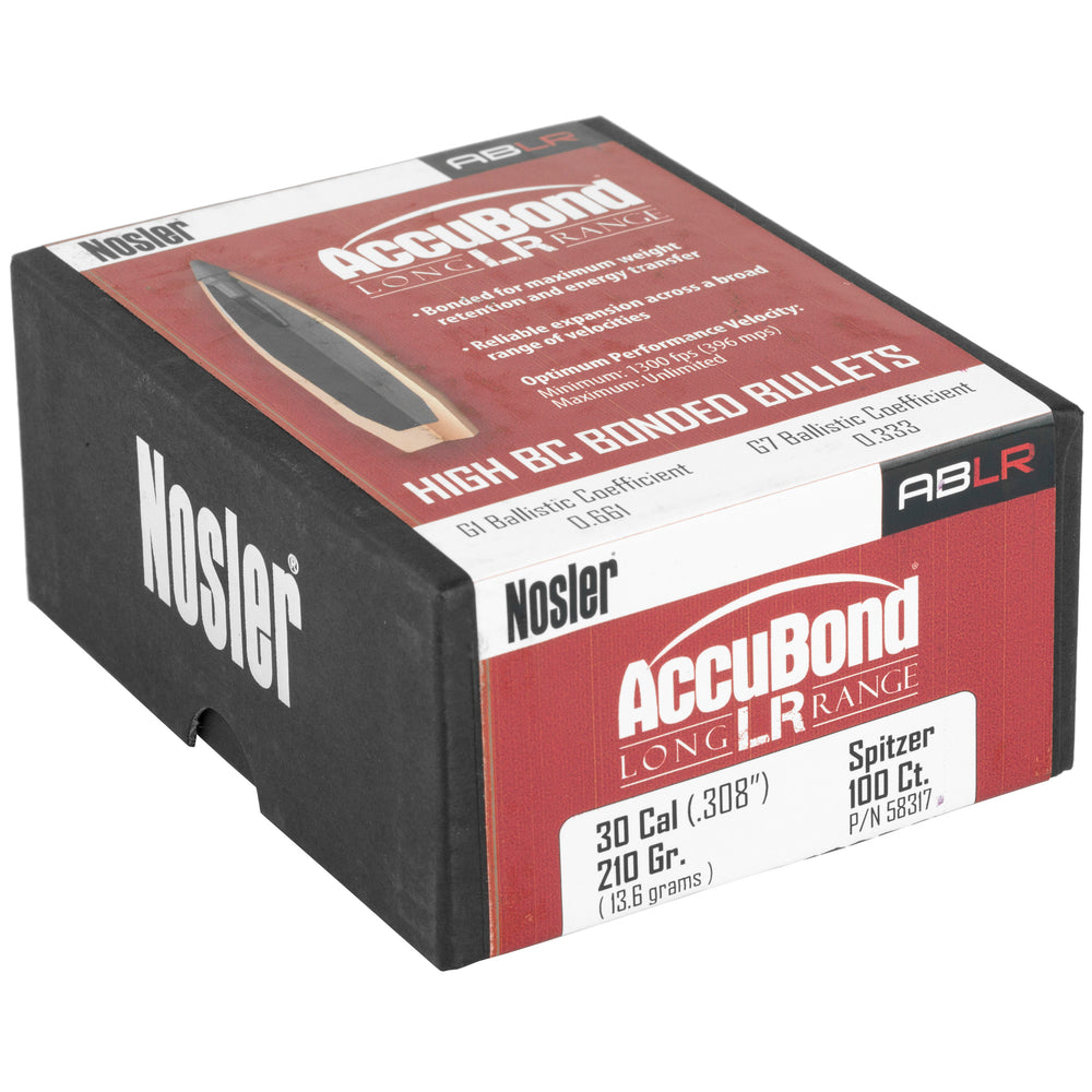 Nosler ABLR 30 Caliber 210-Grain SP 100-Count